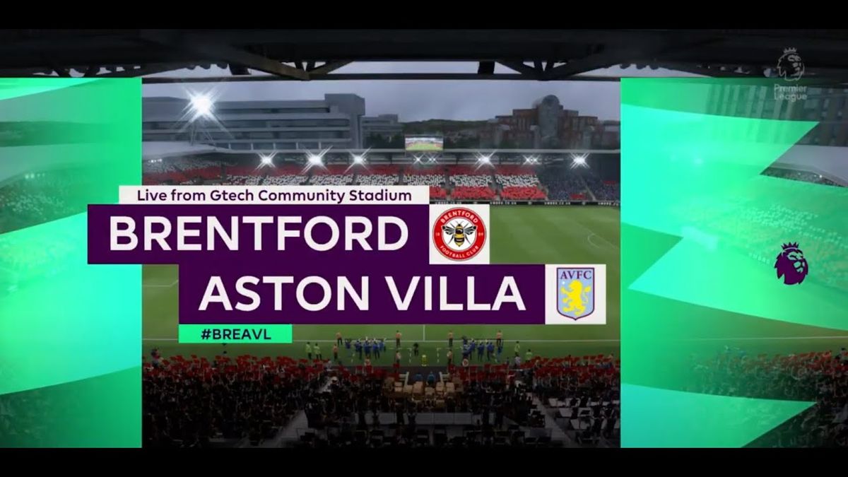 Brentford FC vs Aston Villa FC at Gtech Community Stadium