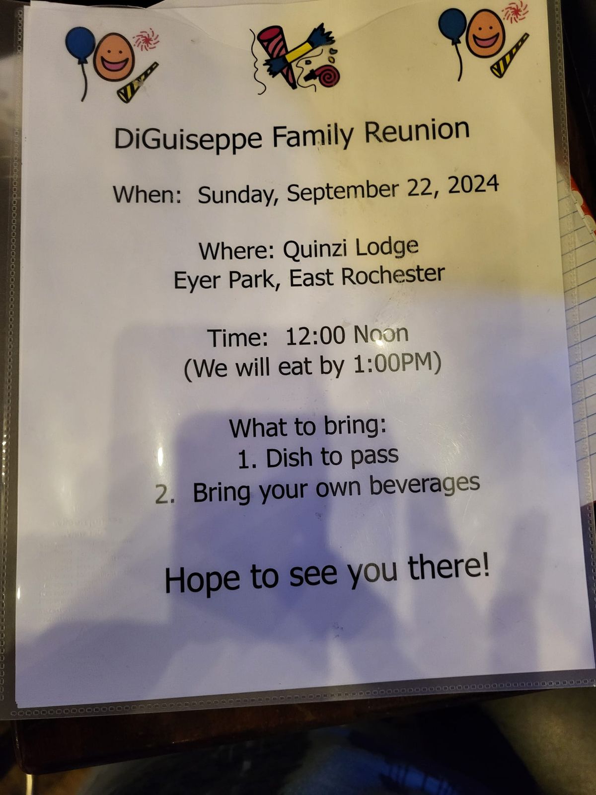 DiGuiseppe Family Reunion