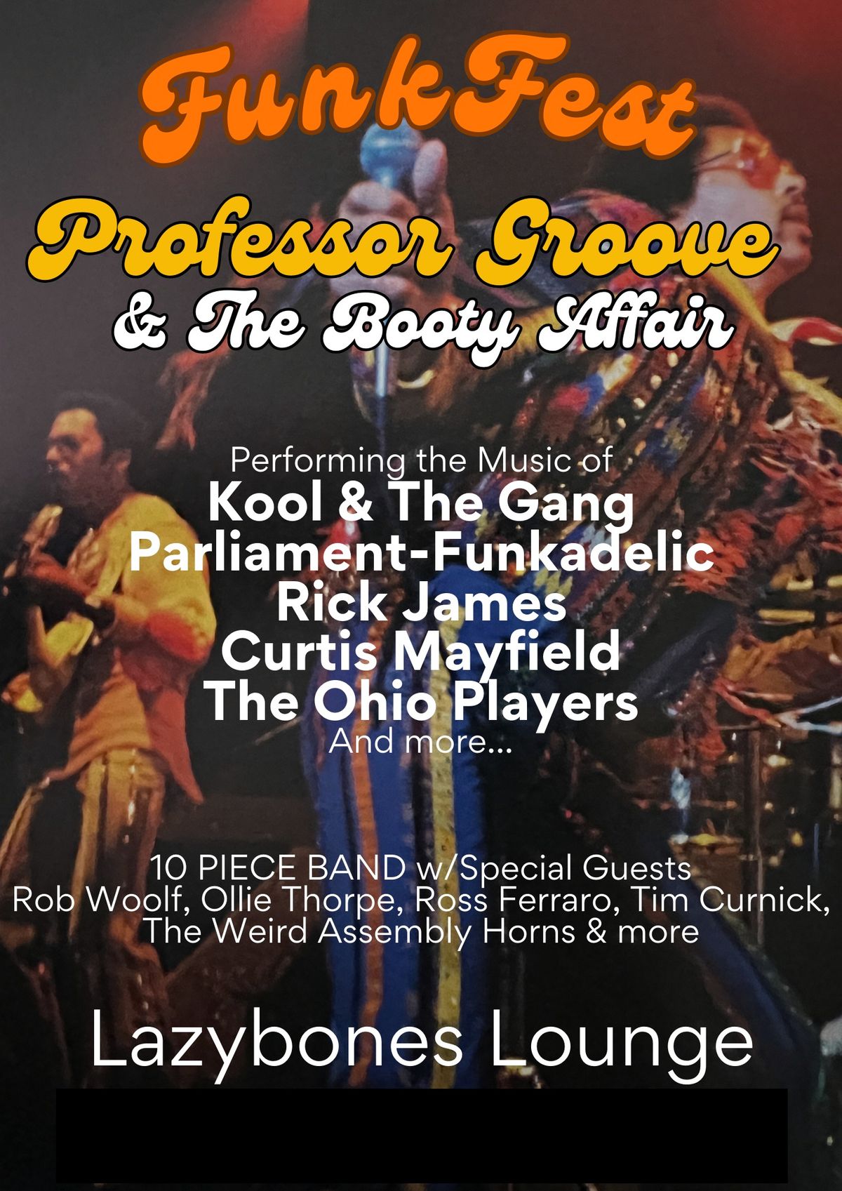 FunkFest - w\/Professor Groove & The Booty Affair (10 Piece Band)