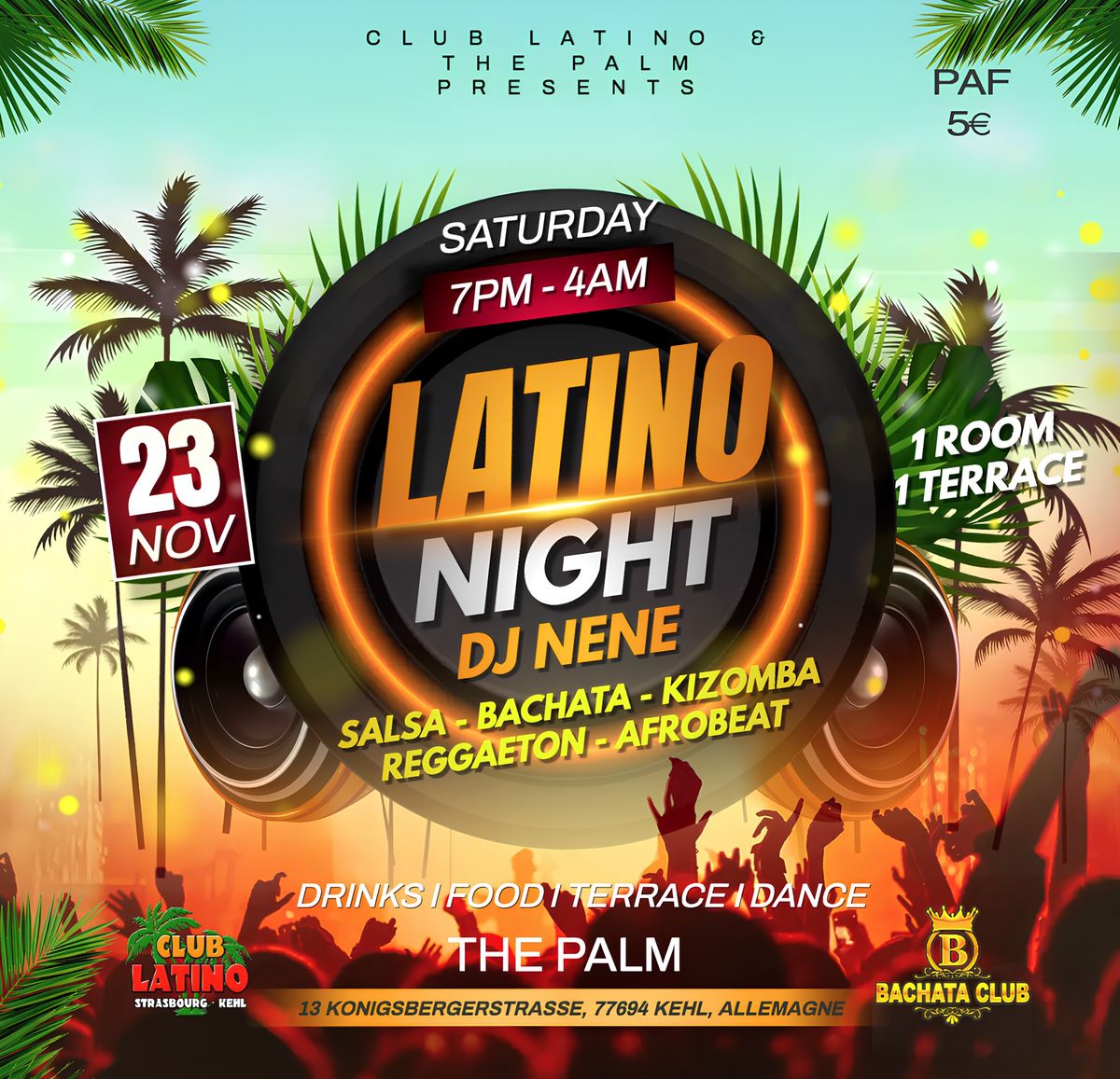 LATINO NIGHT \ud83d\udd7a\ud83d\udd25 The Palm Kehl