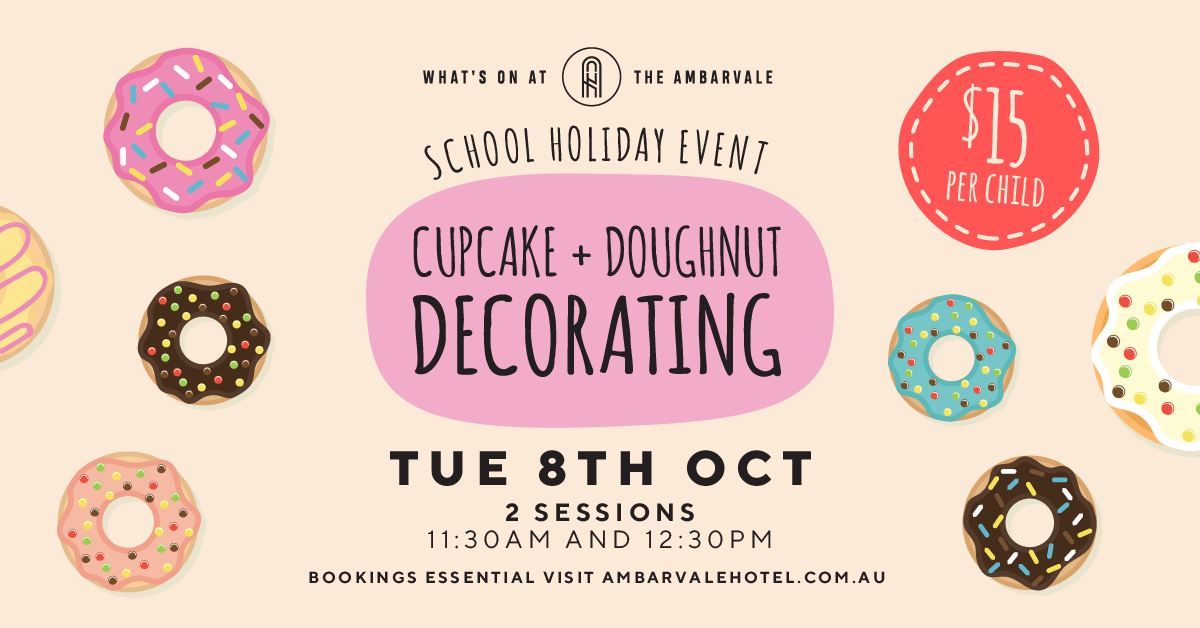 School Holiday Event: Doughnut and Cupcake Decorating