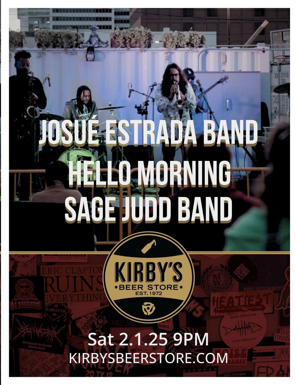 Josu\u00e9 Estrada Band \/\/ Hello Morning \/\/ Sage Judd Band