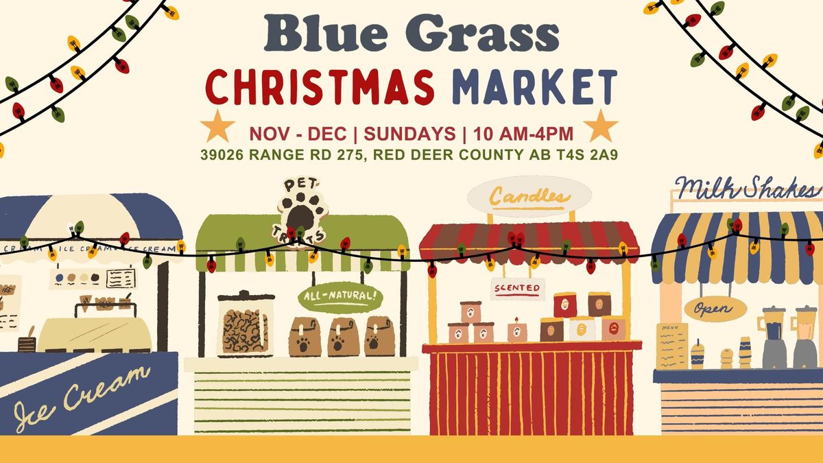 Blue Grass Christmas Market & FACE PAINTING!