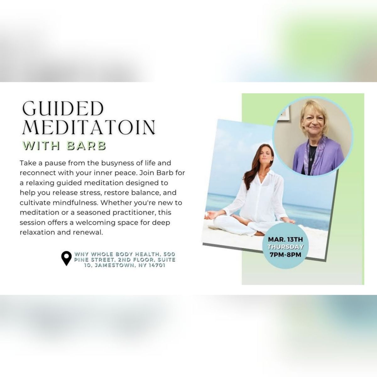 Guided Meditation with Barb