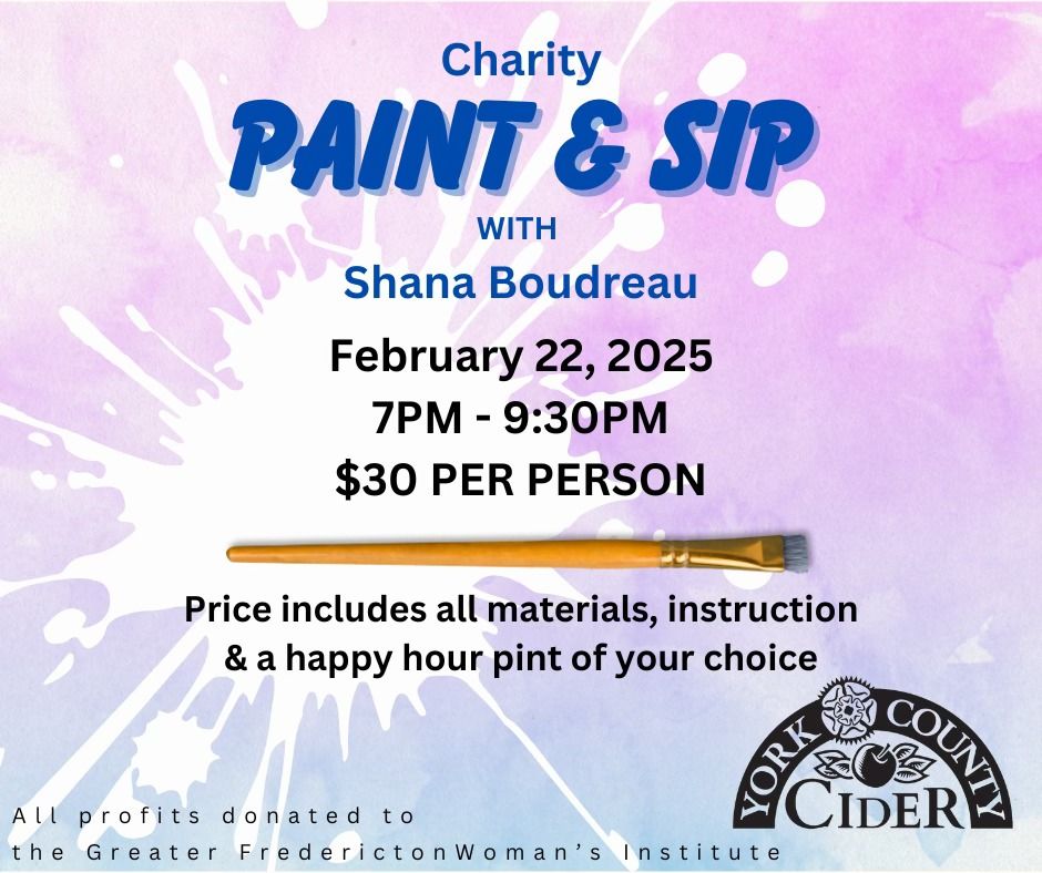 Charity Paint & Sip I February