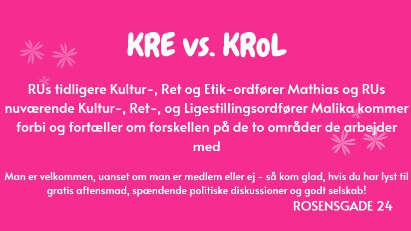 KRE vs. KRoL v. Malika Rosenskjold og Mathias Thrane