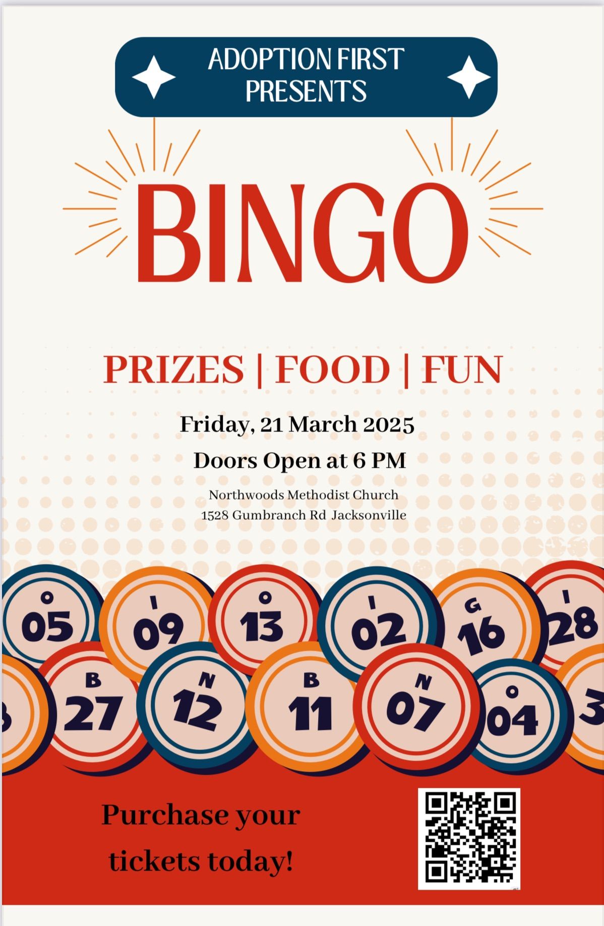 Bingo Fundraiser!