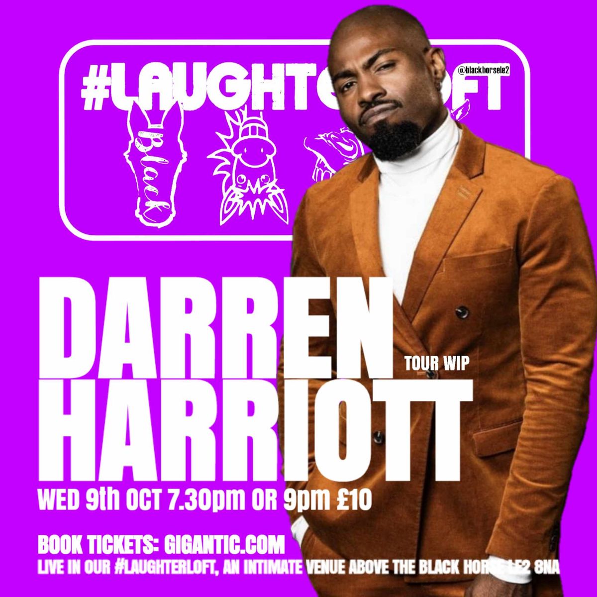 COMEDY: DARREN HARRIOTT, Tour WIP