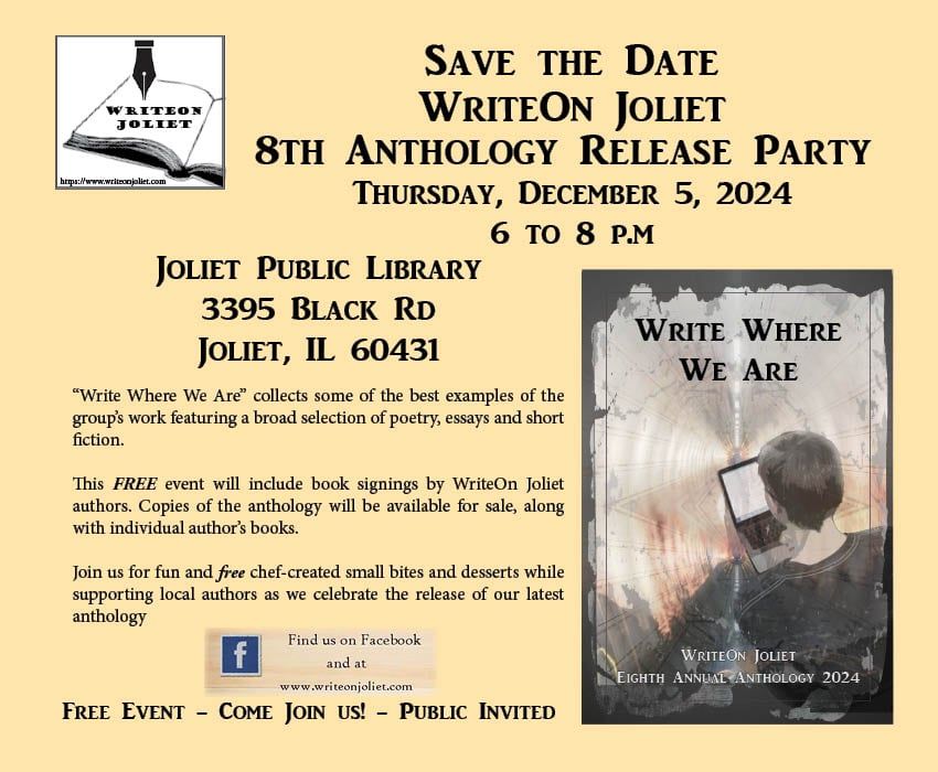 WriteOn Joliet Anthology Release Party