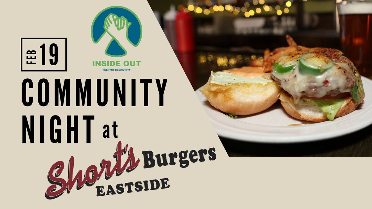 Community Night at Short's Burgers Eastside