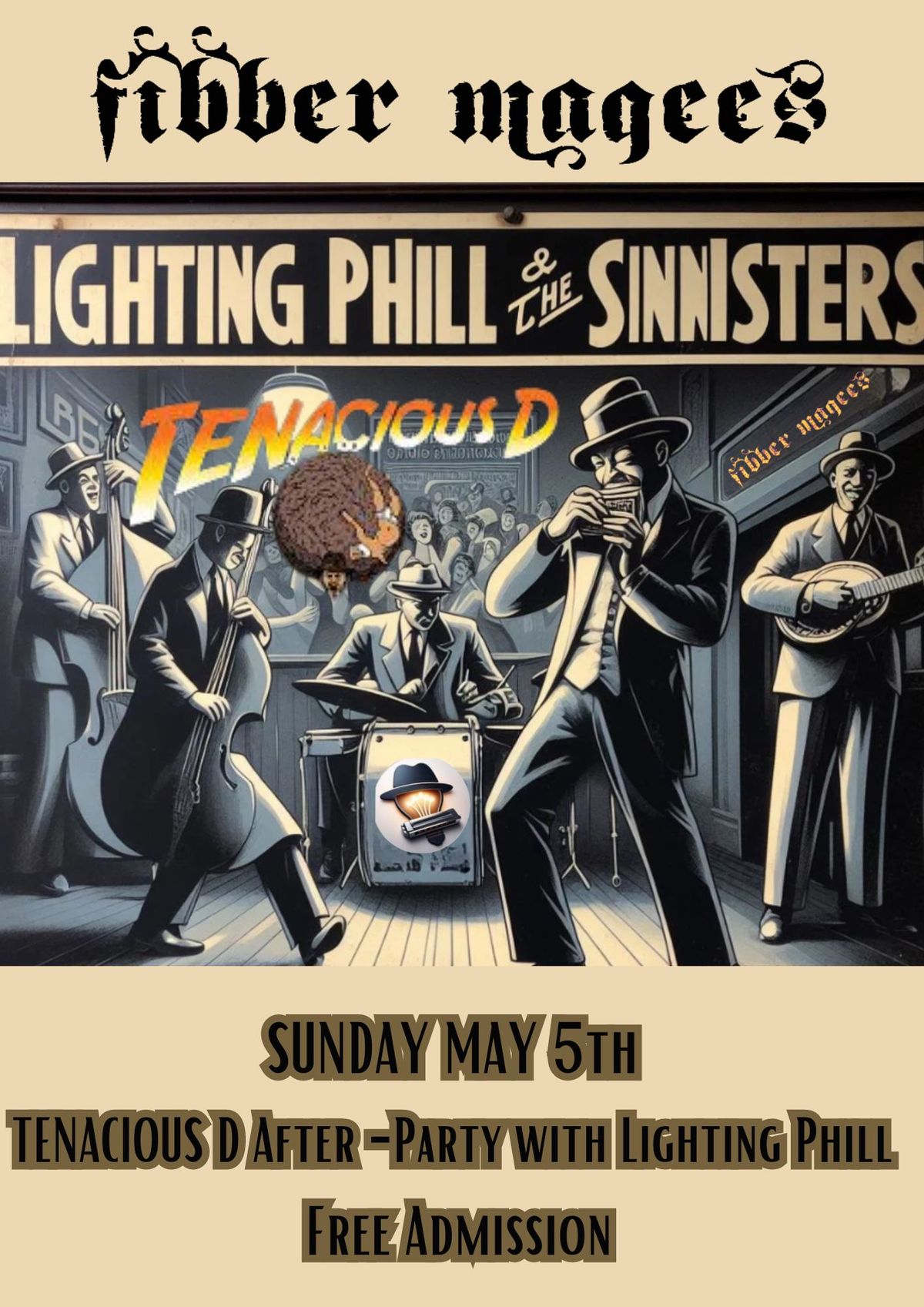 Tenacious D AFTER-PARTY with Lighting Phill - FREE ADMISSION 