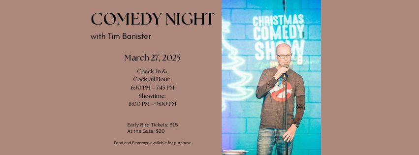 Comedy Night - March 27th - Ticketed Event