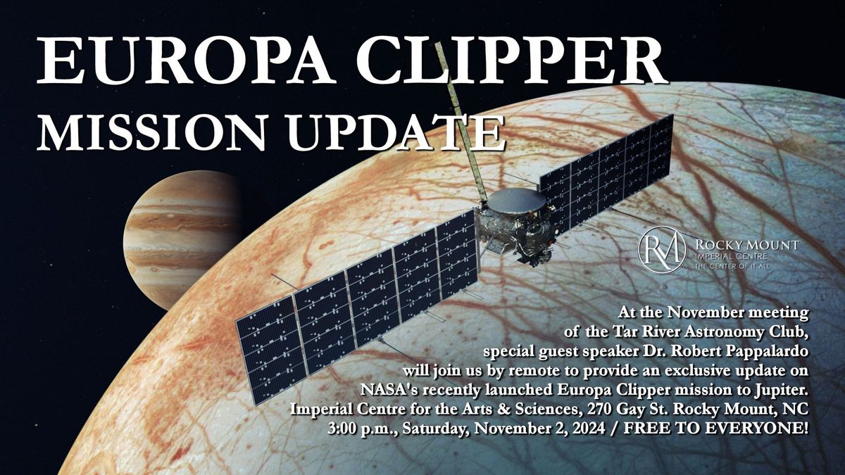 EUROPA CLIPPER - Mission Update