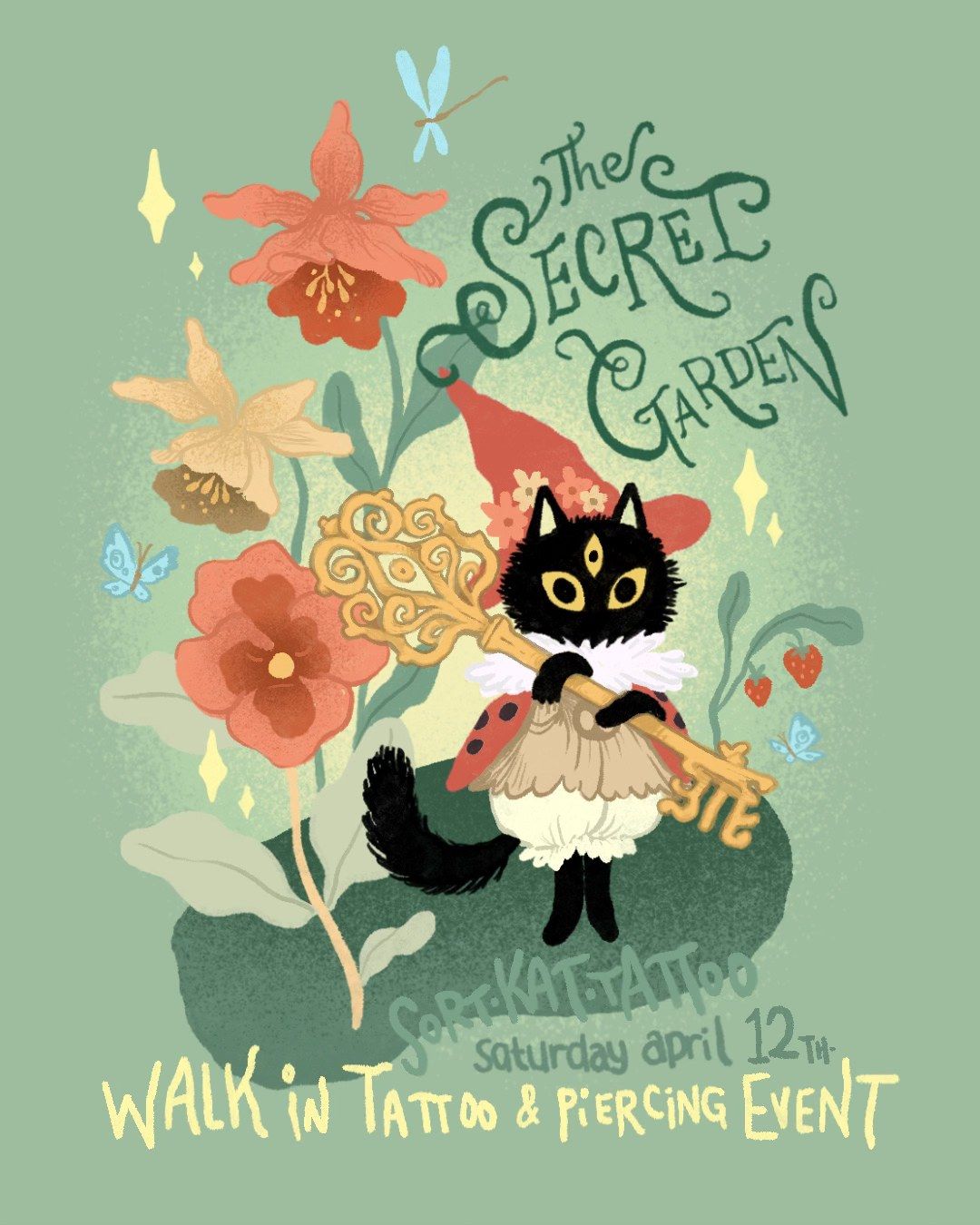 Walk in Tattoo & Piercing Event - The Secret Garden