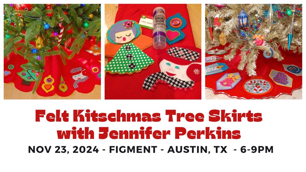 Felt Kitschmas Tree Skirts