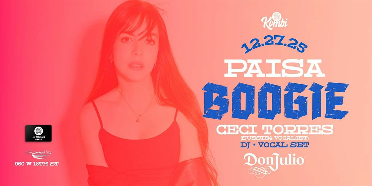 Special Rock\/Pop, Mexican House, &  New Reggaeton ft: CECI TORRES (SUSSIE4)