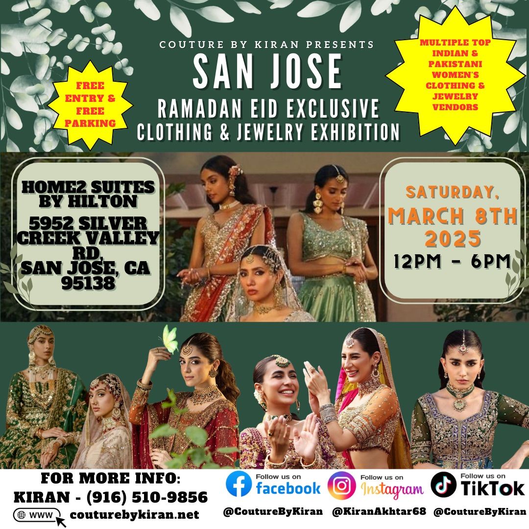 San Jose Ramadan Eid Clothing-Jewelry Exhibition 