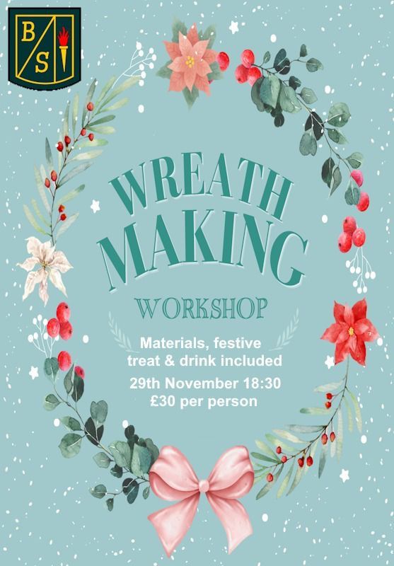 * SOLD OUT * Christmas Wreath making workshop