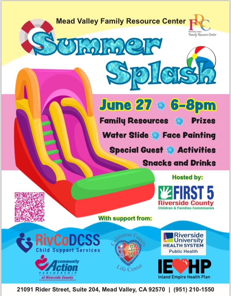 Summer Splash at the Mead Valley Family Resource Center