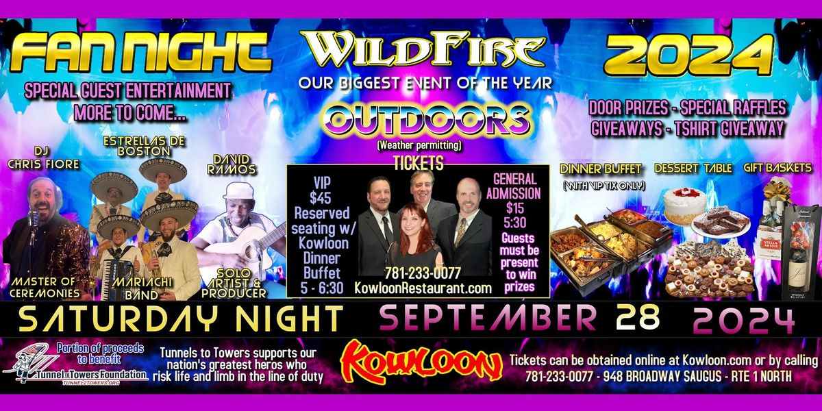 WildFire at Kowloon Outdoors Fan Night 2024 - Sat Sep 28