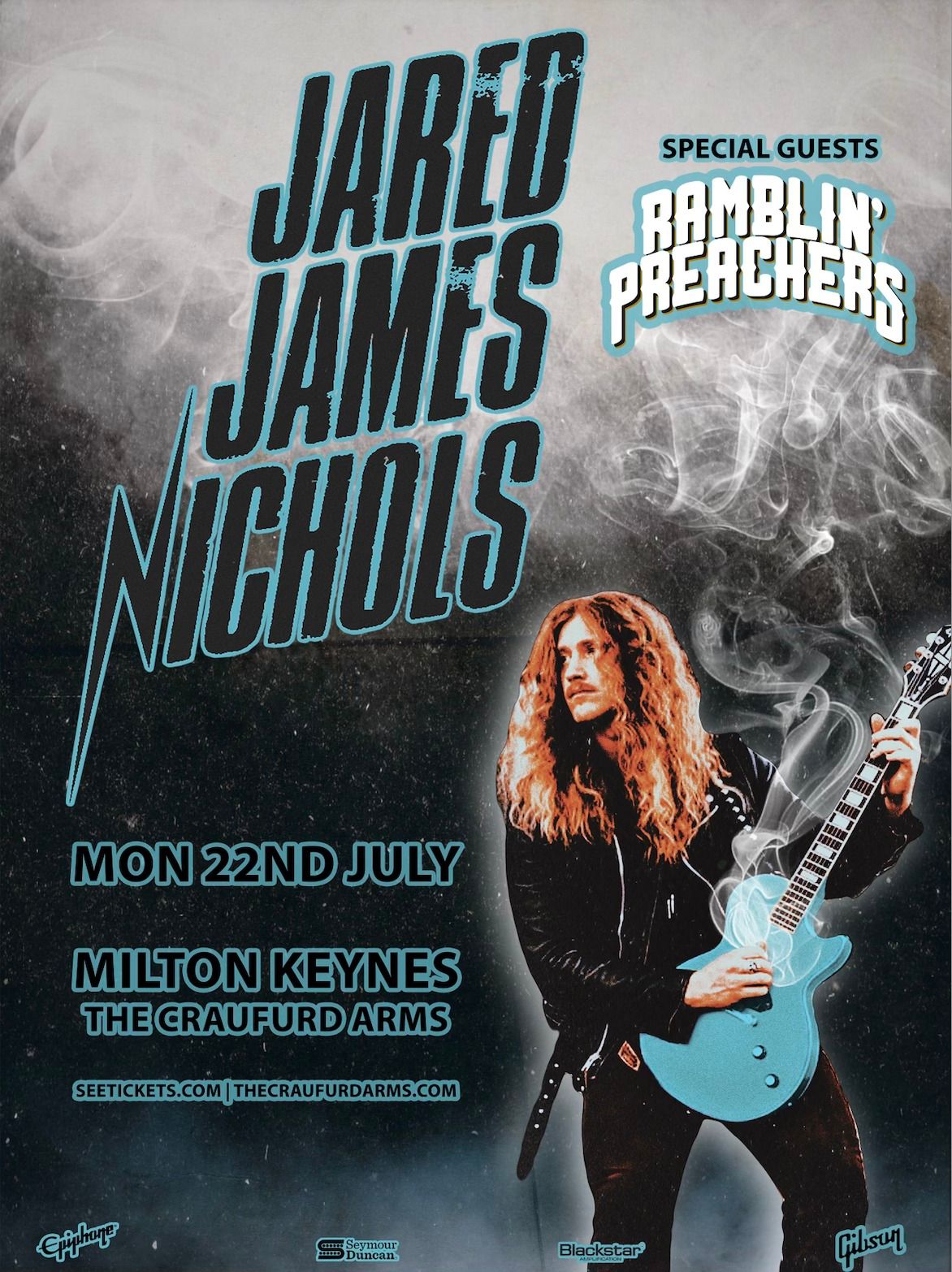 JARED JAMES NICHOLS + Ramblin' Preachers | The Craufurd Arms, MK