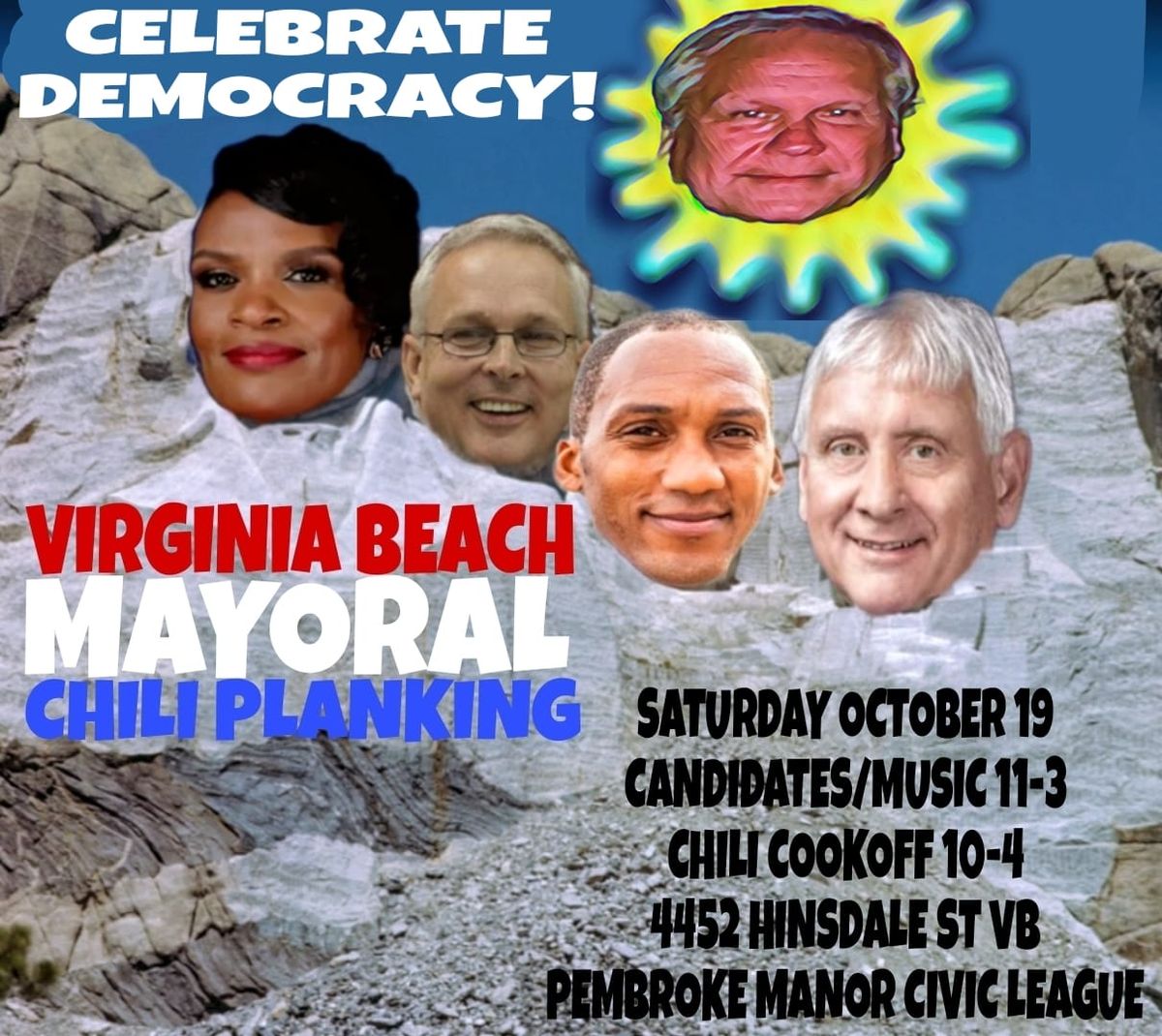 Virginia Beach Mayoral Chili Planking 