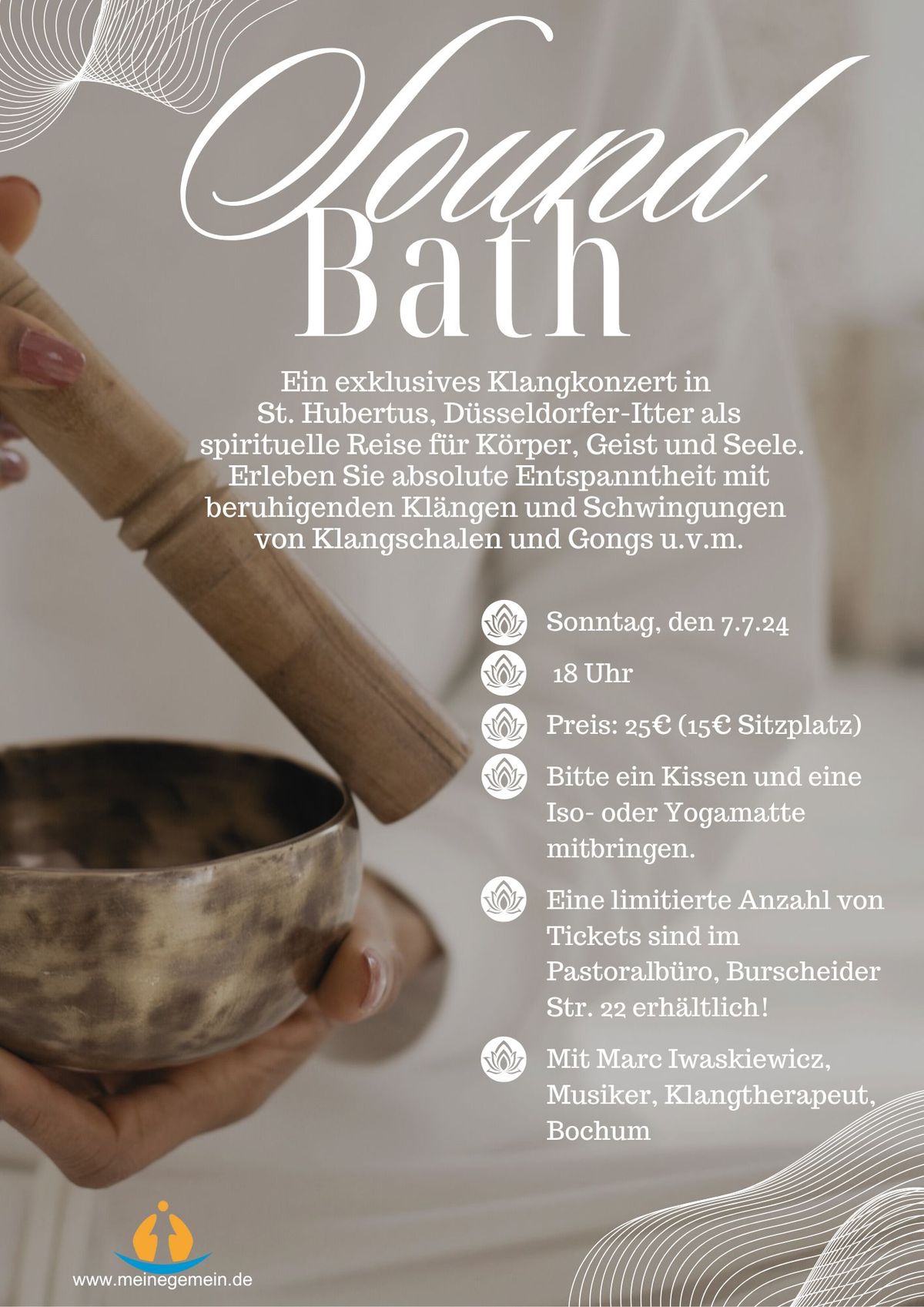 Sound Bath - ein meditatives und spirituelles Klangkonzert