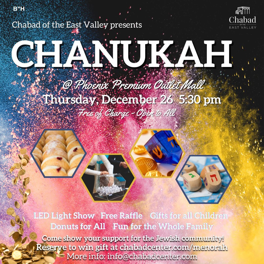 Chanukah at Phoenix Premium Outlet Mall