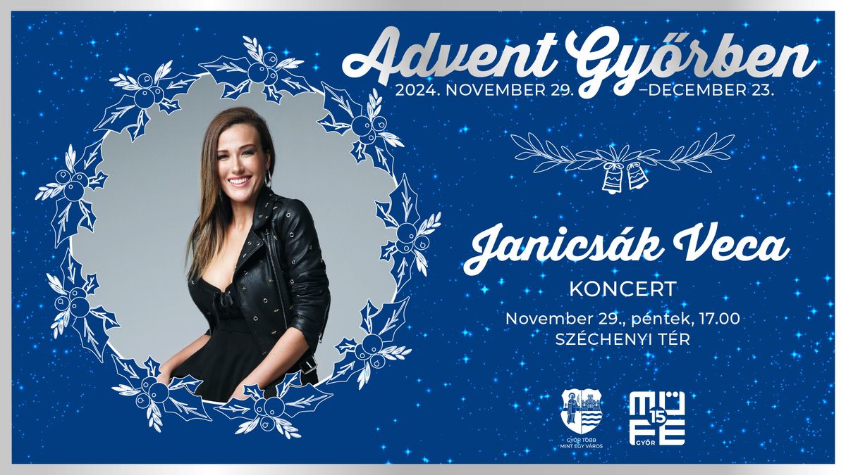 Advent Gy\u0151rben 2024 \/ Janics\u00e1k Veca koncert