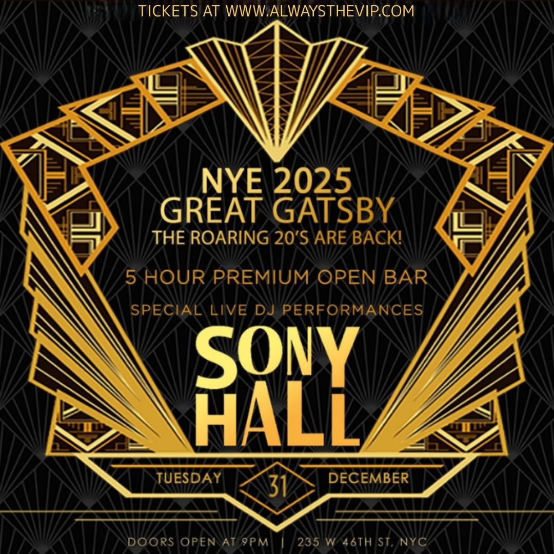 Sony Hall New Year's Eve Party Ballroom in Times Square