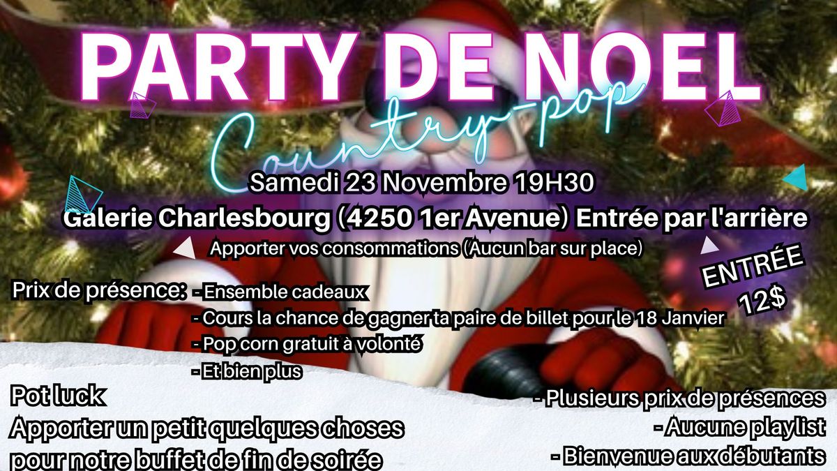 Party de Noel et party de fin de session