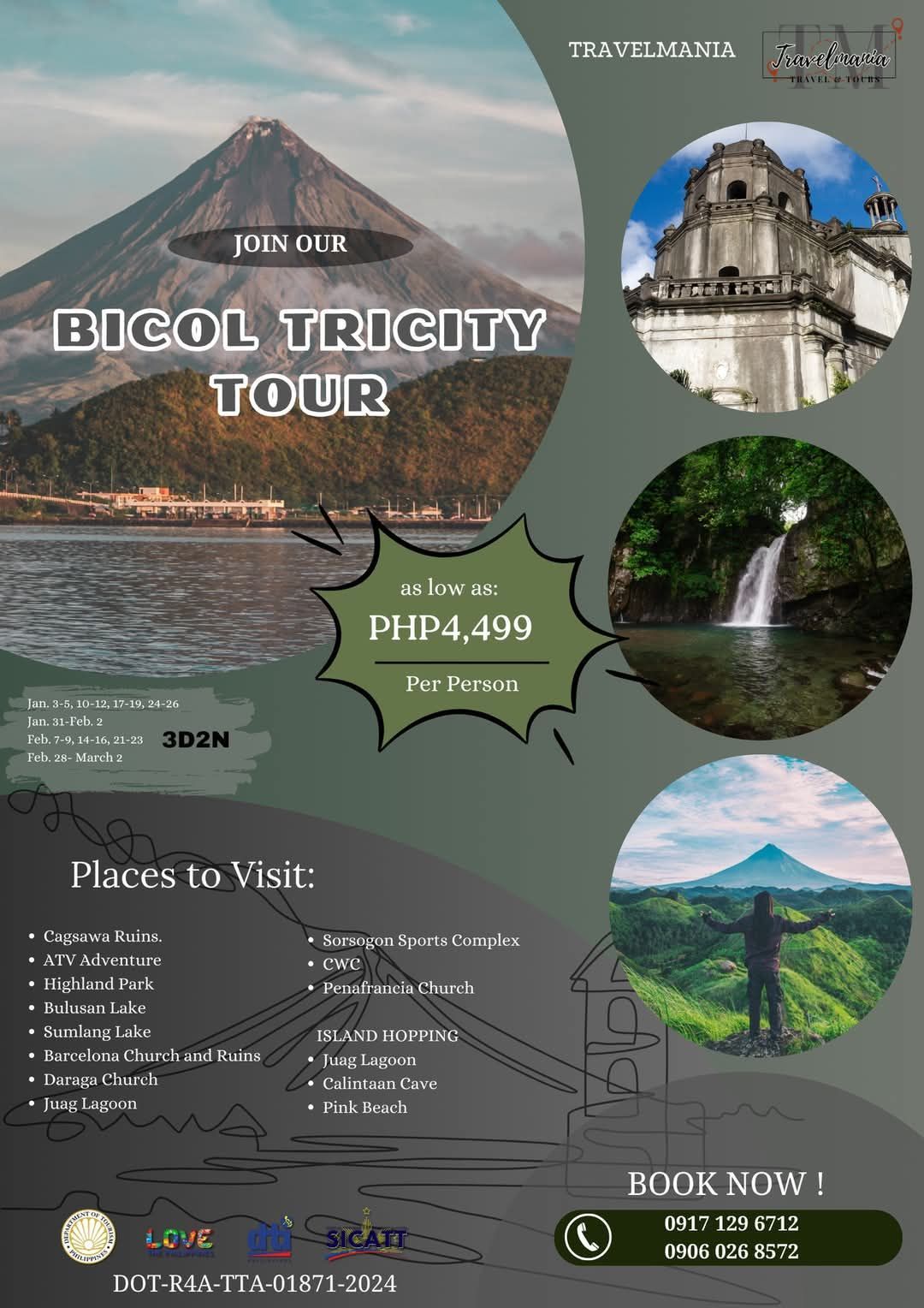 Bicol Tricity Tour