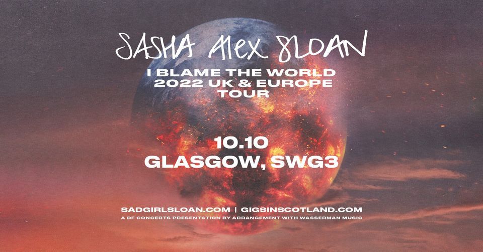 Sasha Alex Sloan | SWG3, Glasgow