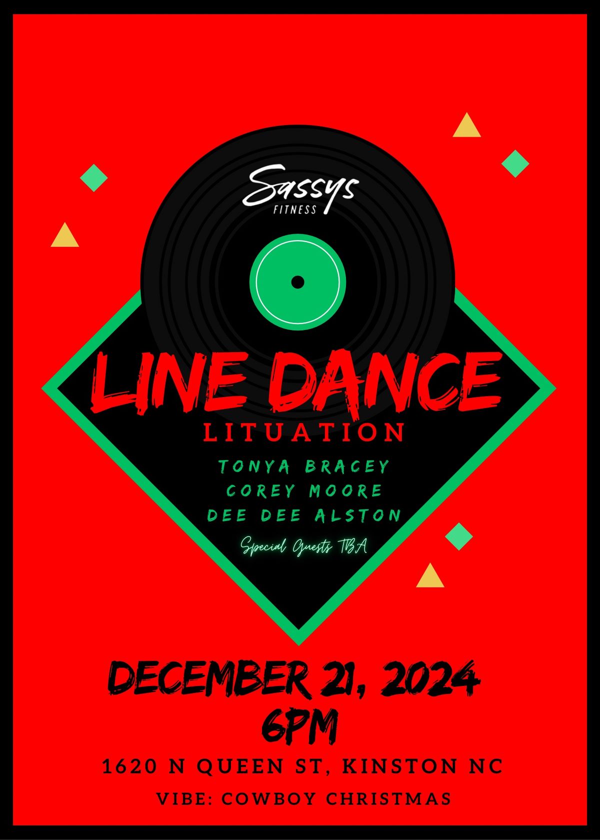 Sassys Line Dance Lituation 2 ~ Cowboy Christmas 