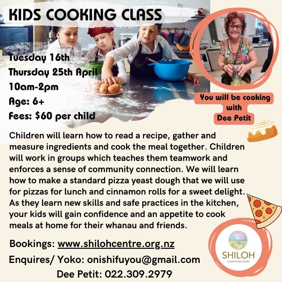 School Holiday Program-KIDS COOKING CLASS with Dee Petit