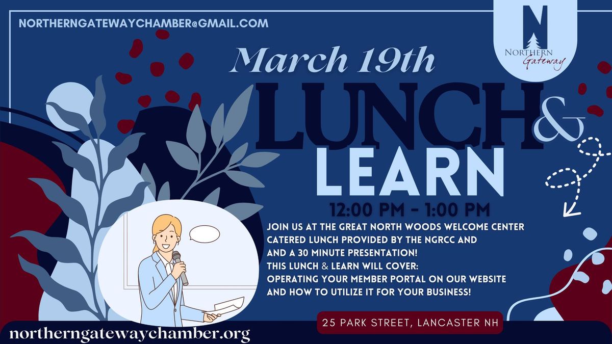 Lunch and Learn: Master Your Member Portal 3\/19