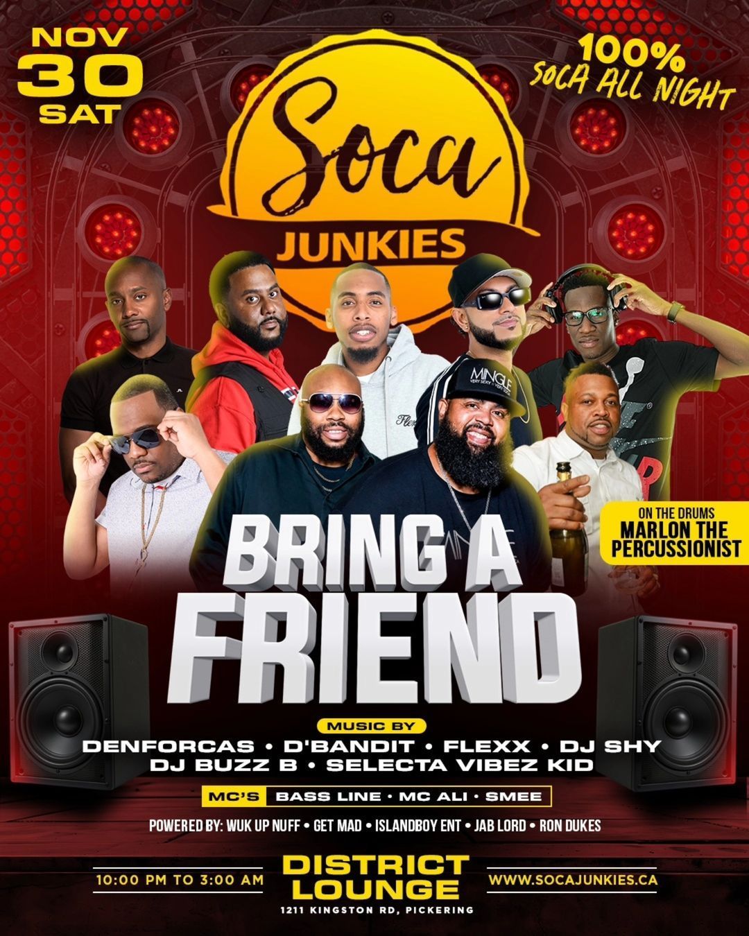 Soca Junkies: BRING A FRIEND EDITION!