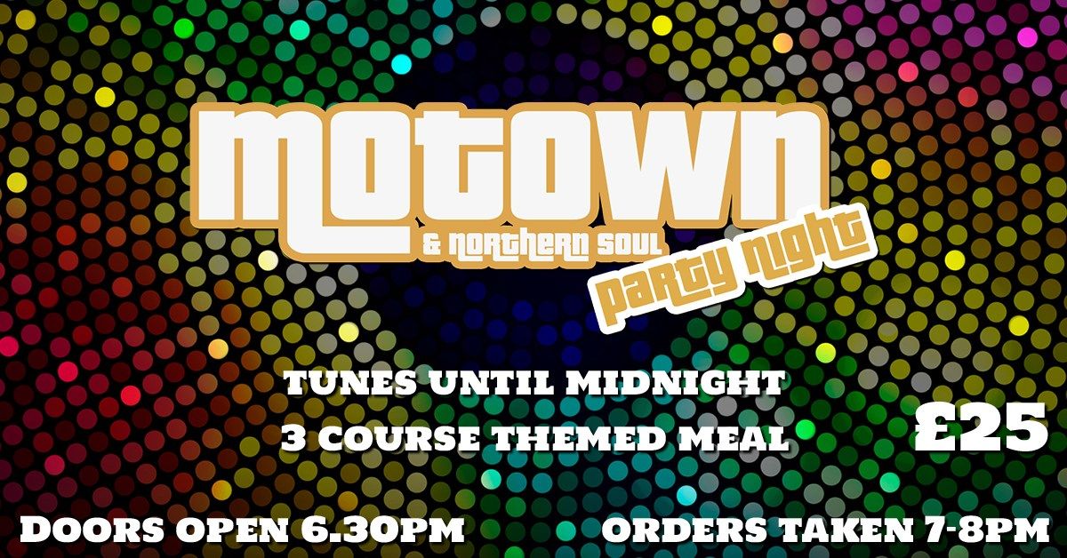 Nothern Soul and Motown Party Night