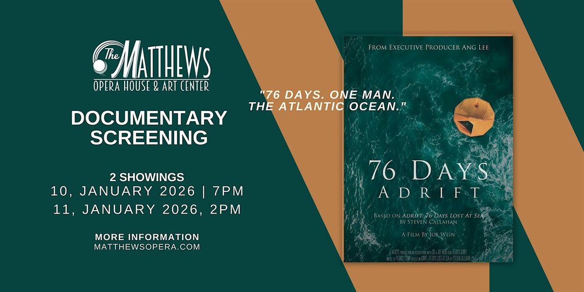 76 Days Adrift Film Screening