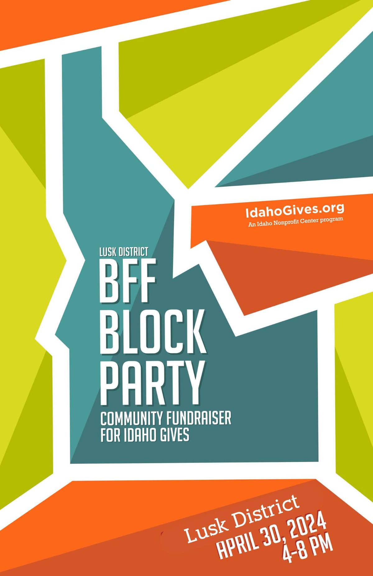 BFF Block Party- Idaho Gives kickoff community event