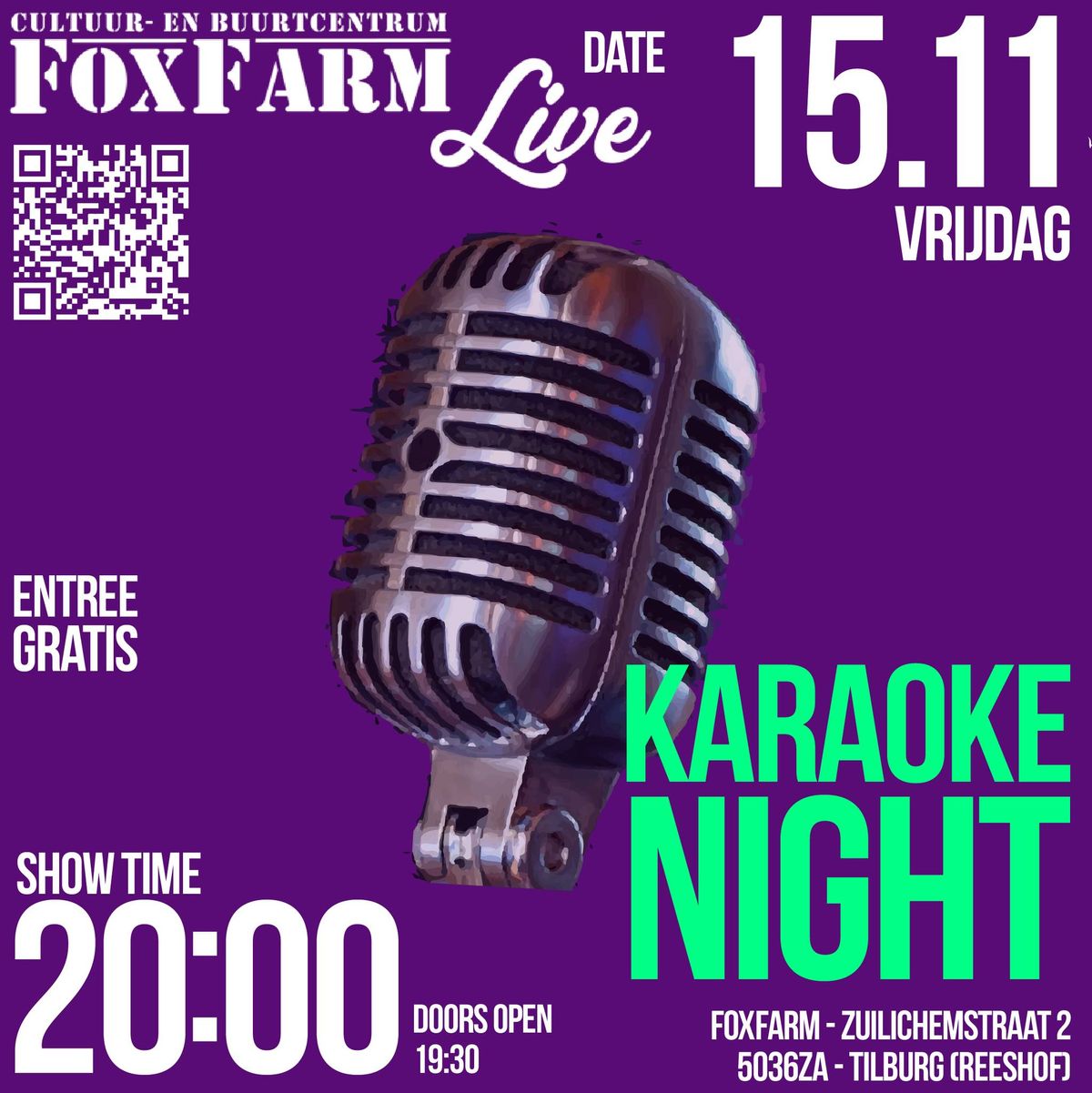 Karaoke night FoxFarm