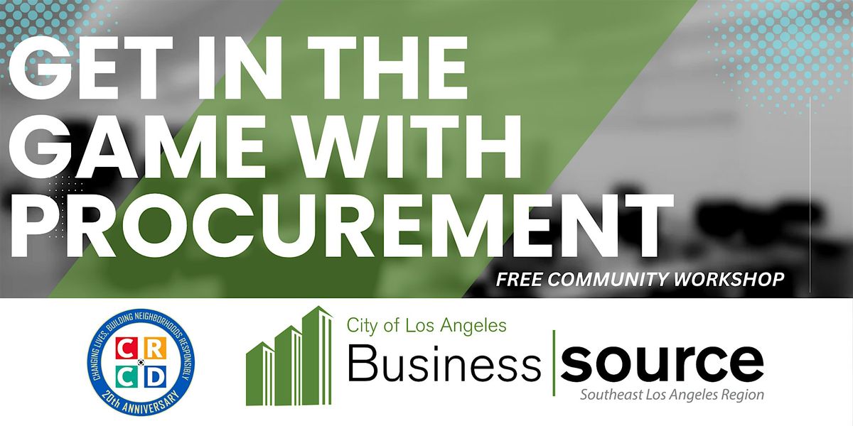 Southeast LA BSC - Get in the Game with Procurement