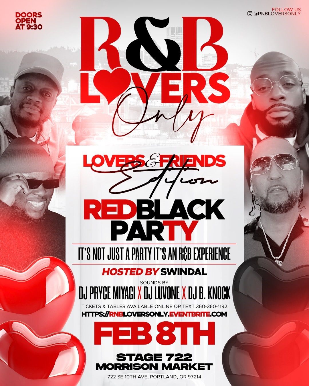 R&B L\u2764\ufe0fVERS ONLY Lovers & Friends Edition