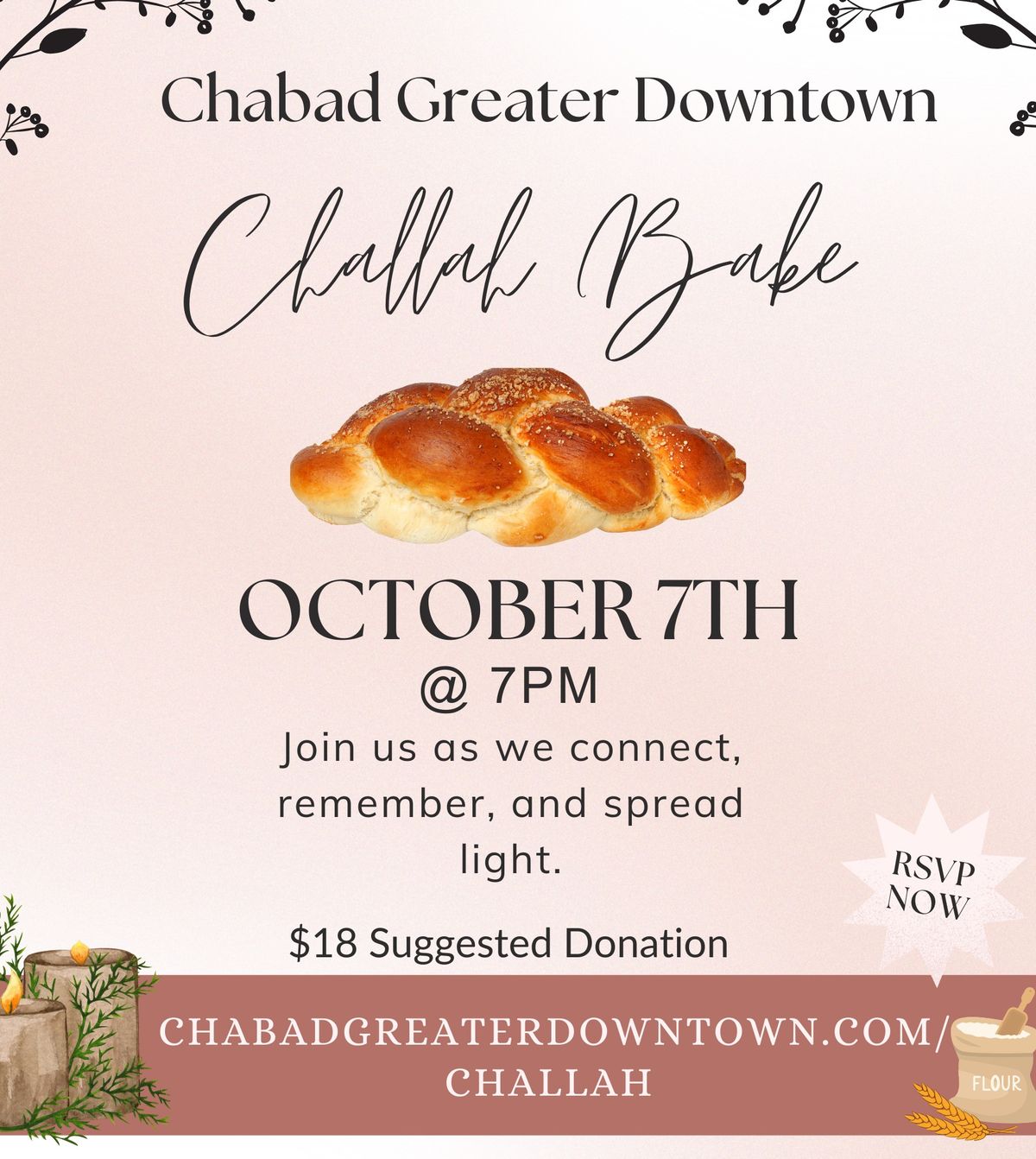 Challah Bake - October 7th 