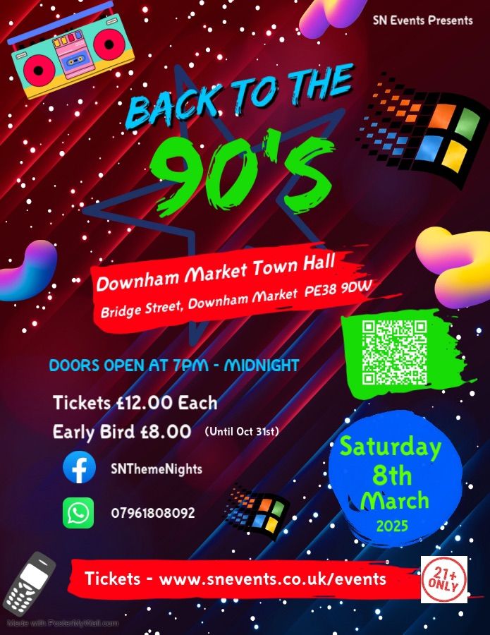 Downham Market 90\u2019s Night 