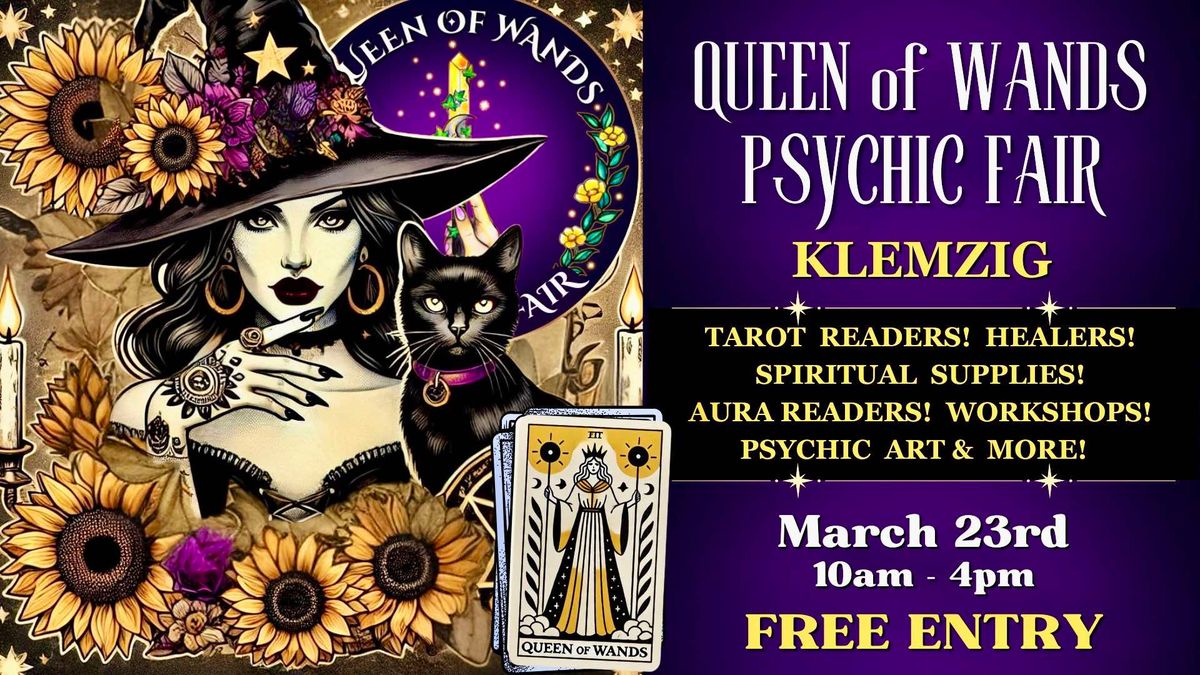 Queen of Wands Psychic Fair - At Klemzig \ud83d\udc51