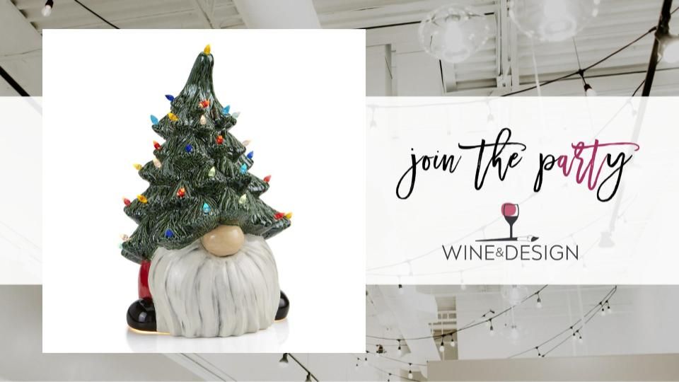 Ceramic Light Up Tree Gnome | Wine & Design