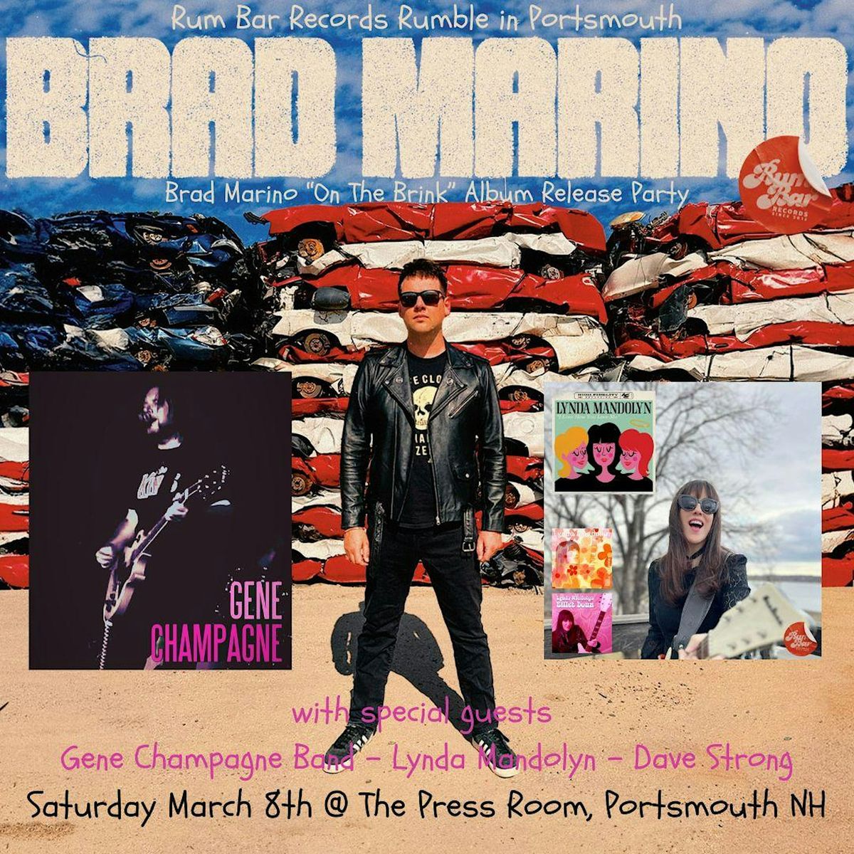 Brad Marino Album Release w\/ Gene Champagne, Dave Strong, & Lynda Mandolyn