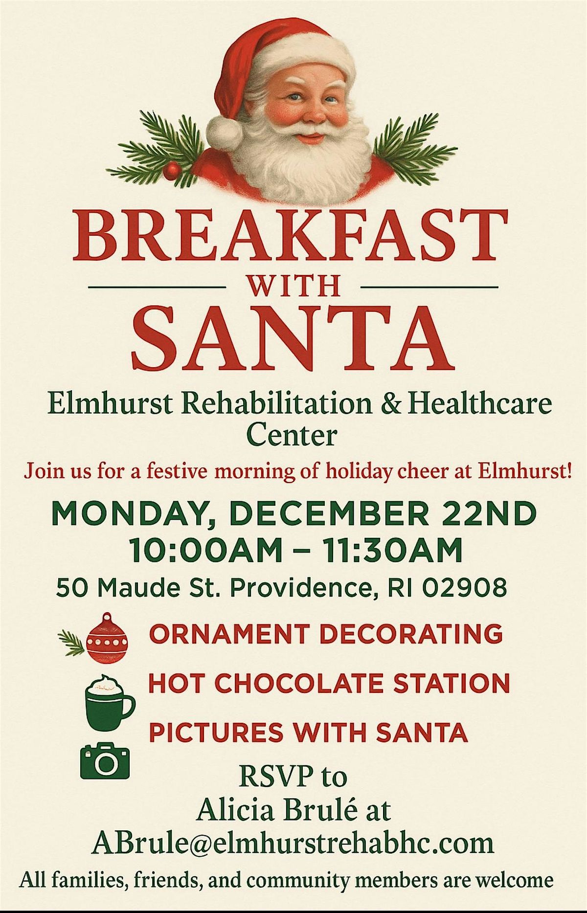 Breakfast with Santa!