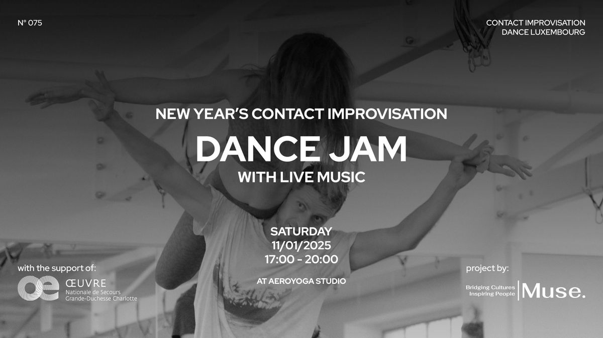 New Year's Contact Improvisation Dance JAM with LIVE MUSIC 